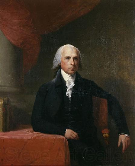 Gilbert Stuart Portrait of James Madison Norge oil painting art